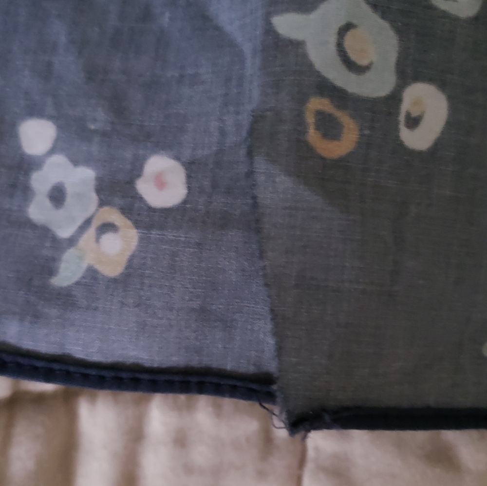 Charlotte Brody Cotton Dress Navy Button Front Dress Medium Made in USA - Picture 12 of 12